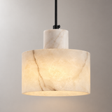 Tessa Alabaster Drum Pendant Light