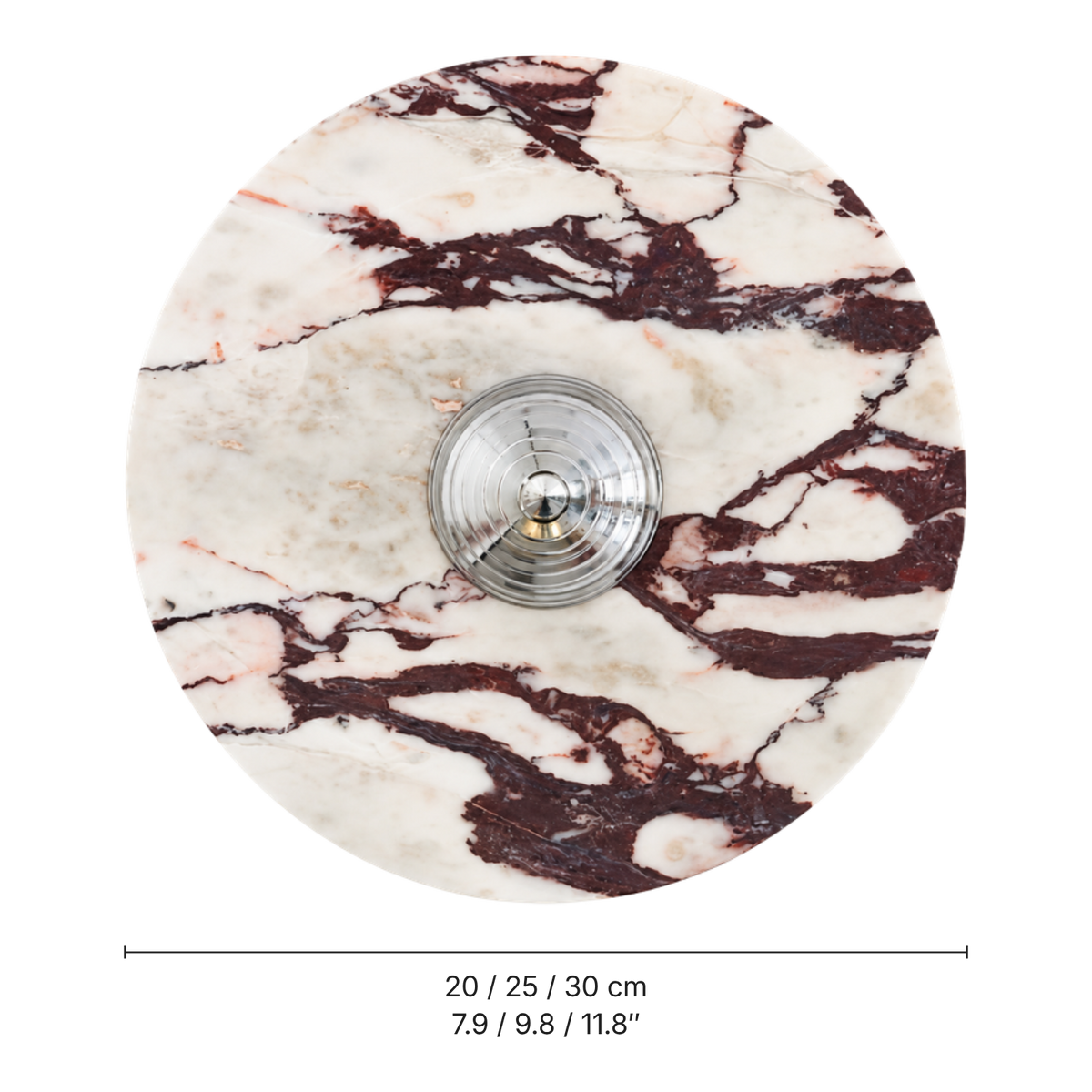 Granata Marble Disc Wall Light, dimensions