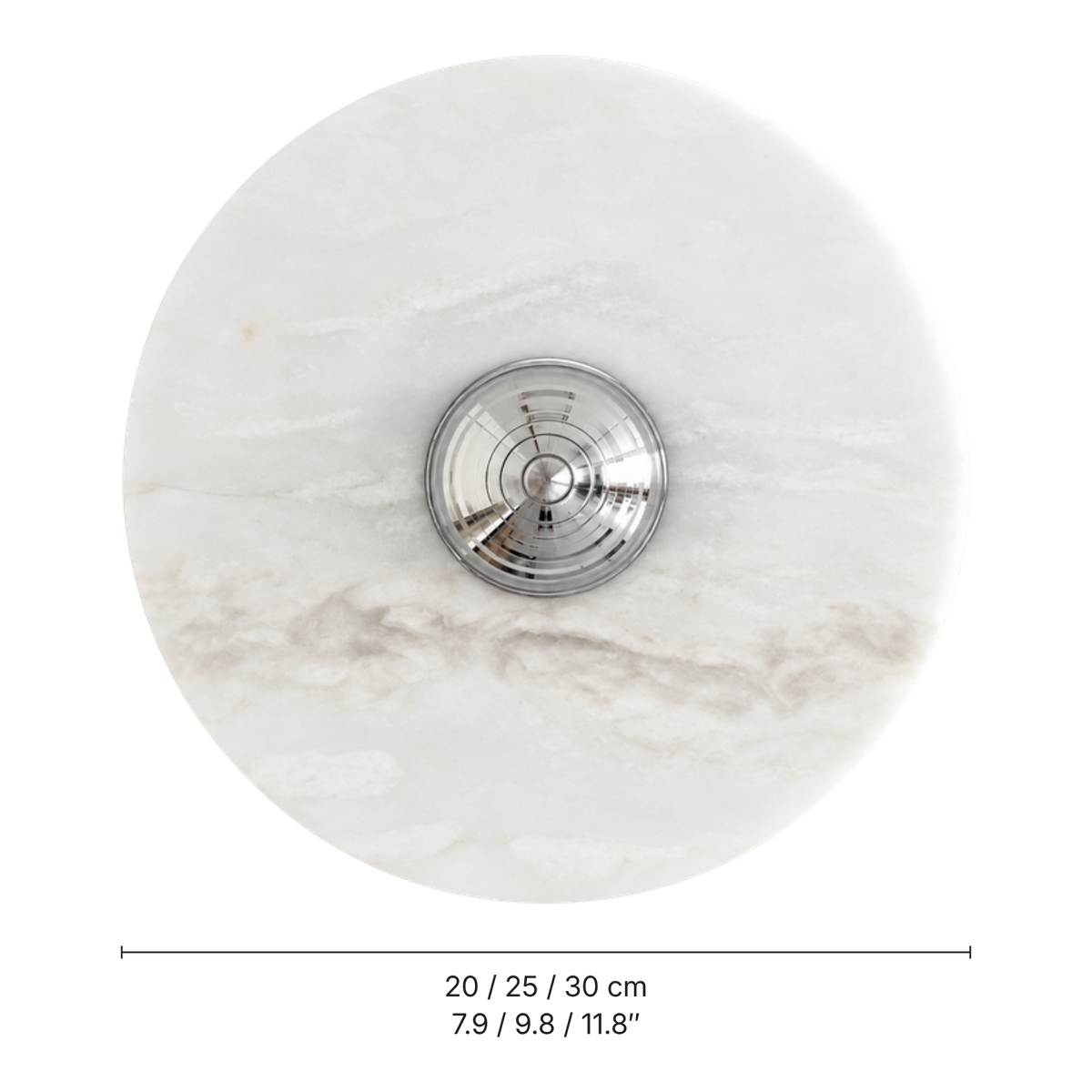 Ermina Marble Disc Wall Light, dimensions