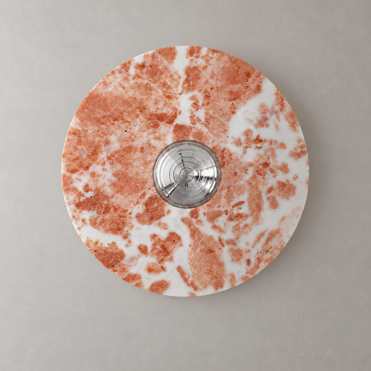 Lantana Marble Disc Wall Light, studio photo