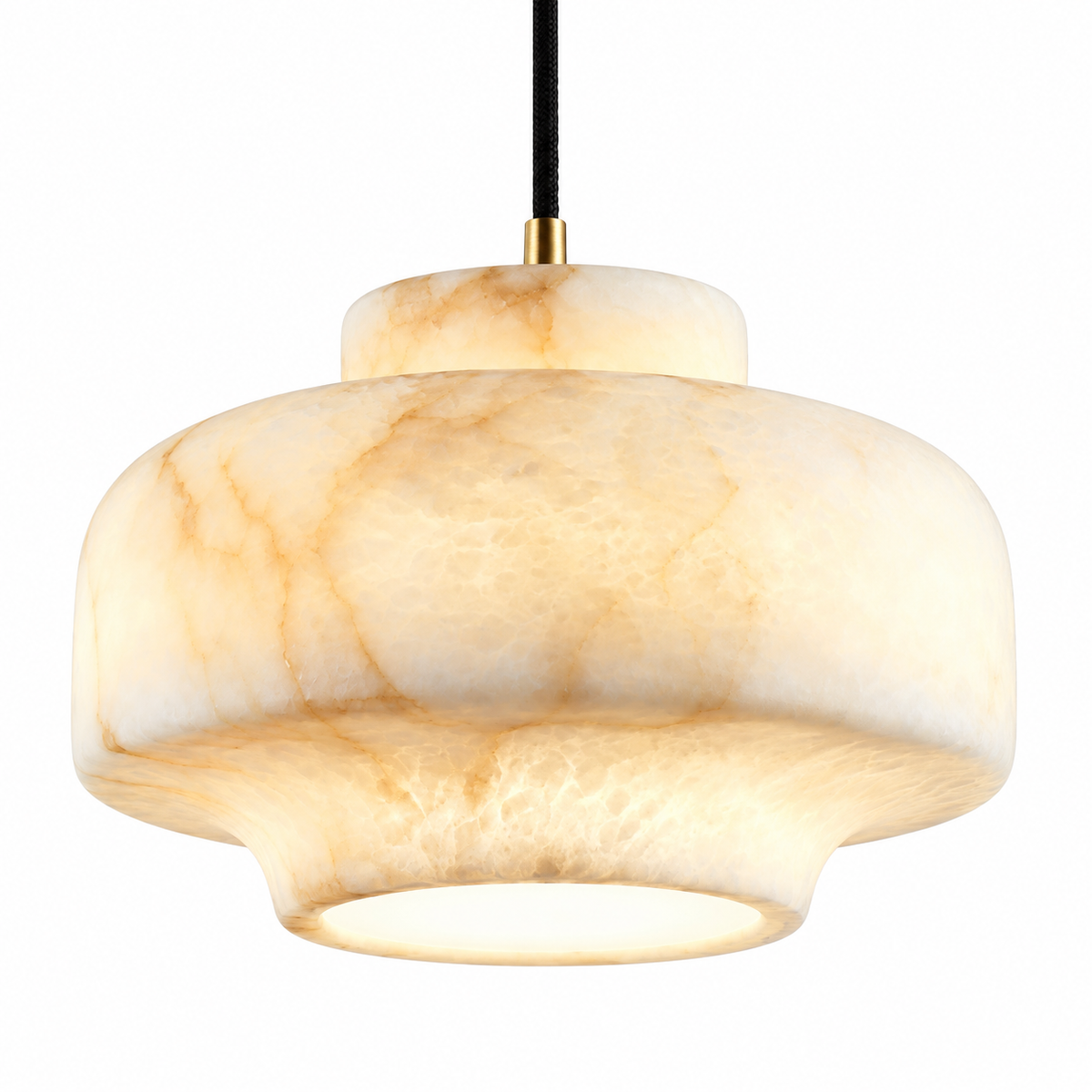 Vanna Alabaster Stepped Pendant Light