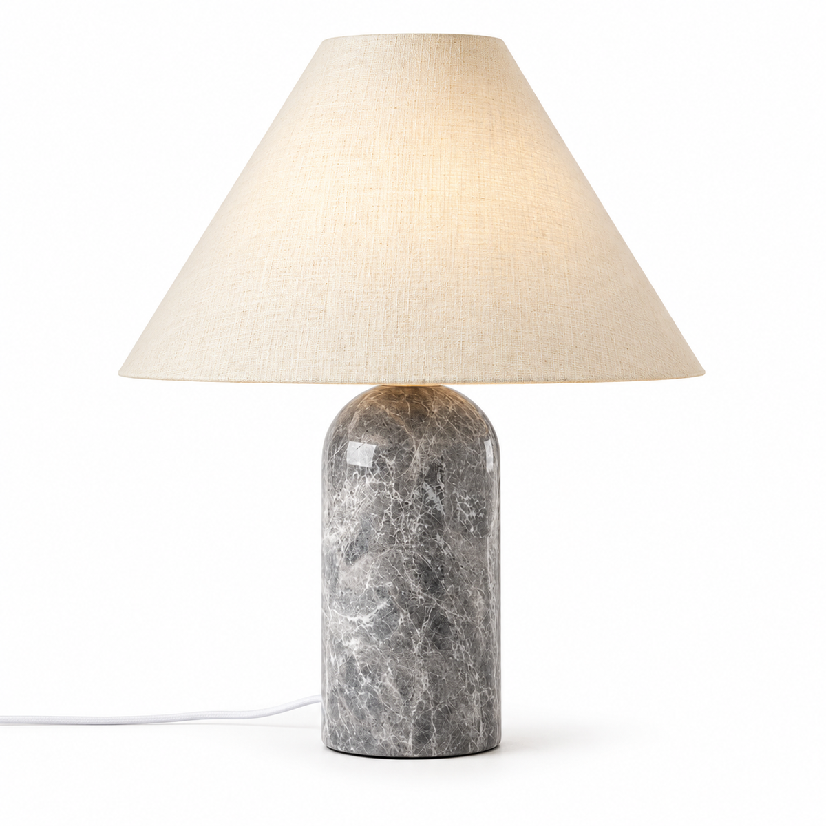 Helios Marble Table Lamp, product photo