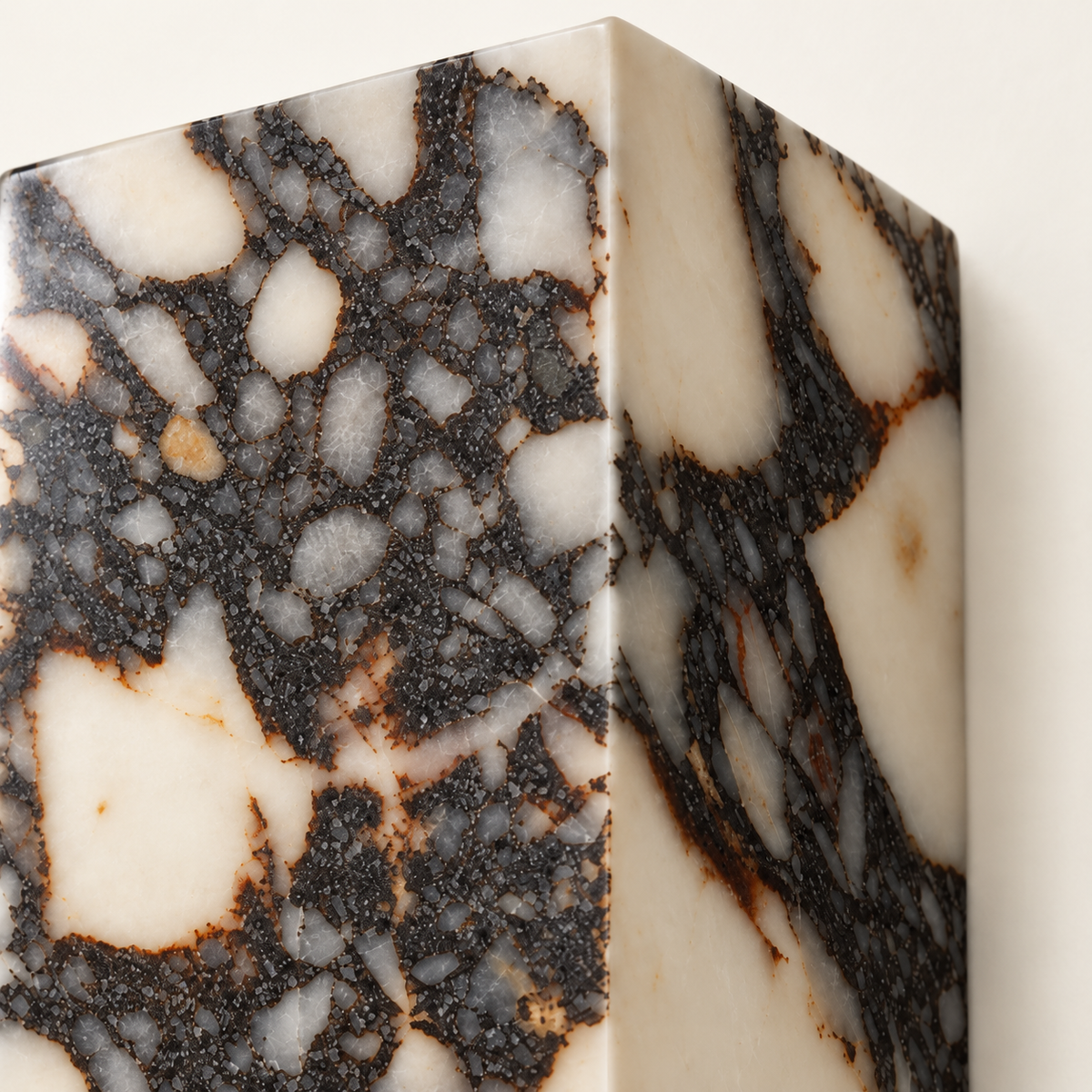Bruno Marble Block Wall Light, studio photo