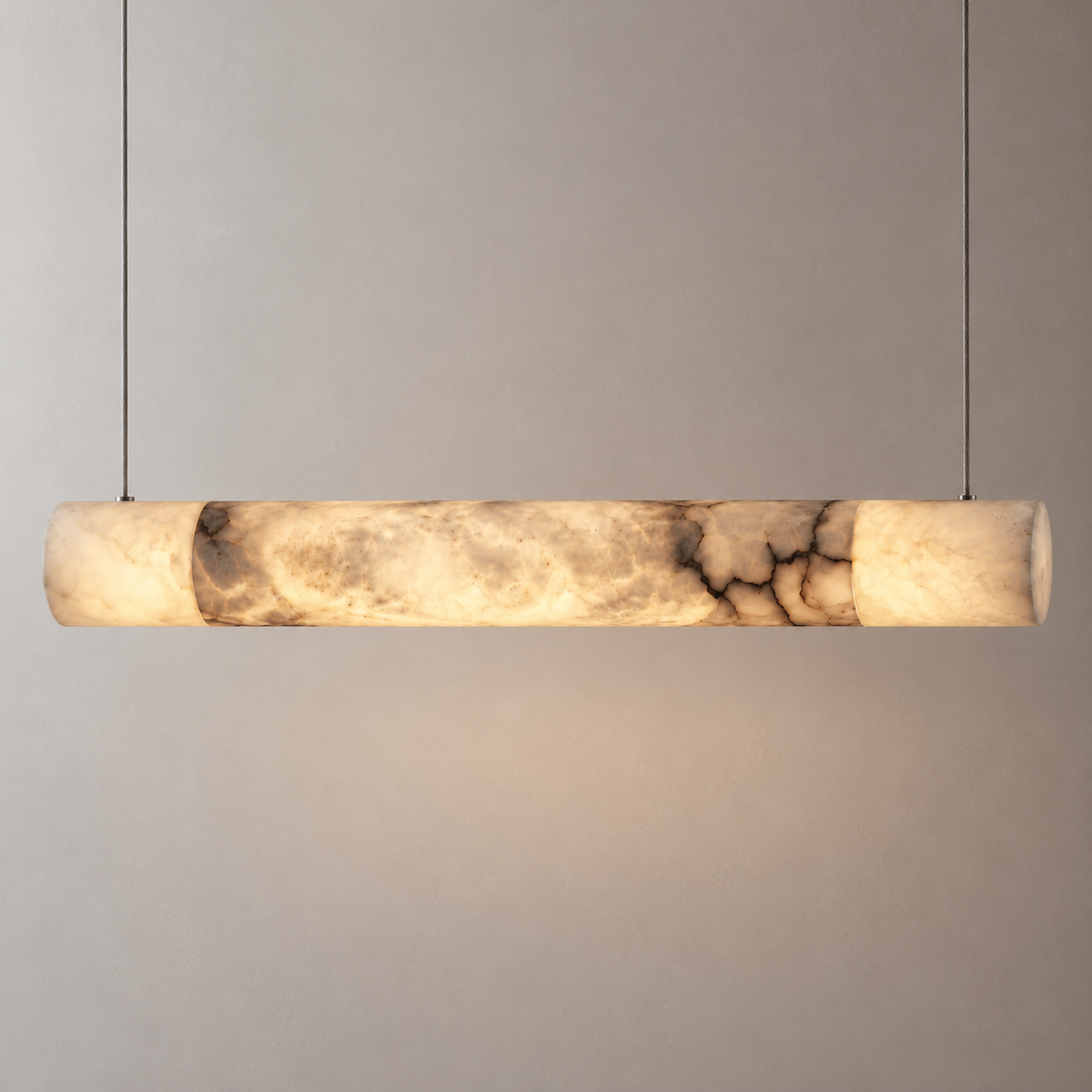 Asta Alabaster Bar Pendant Light, studio photo