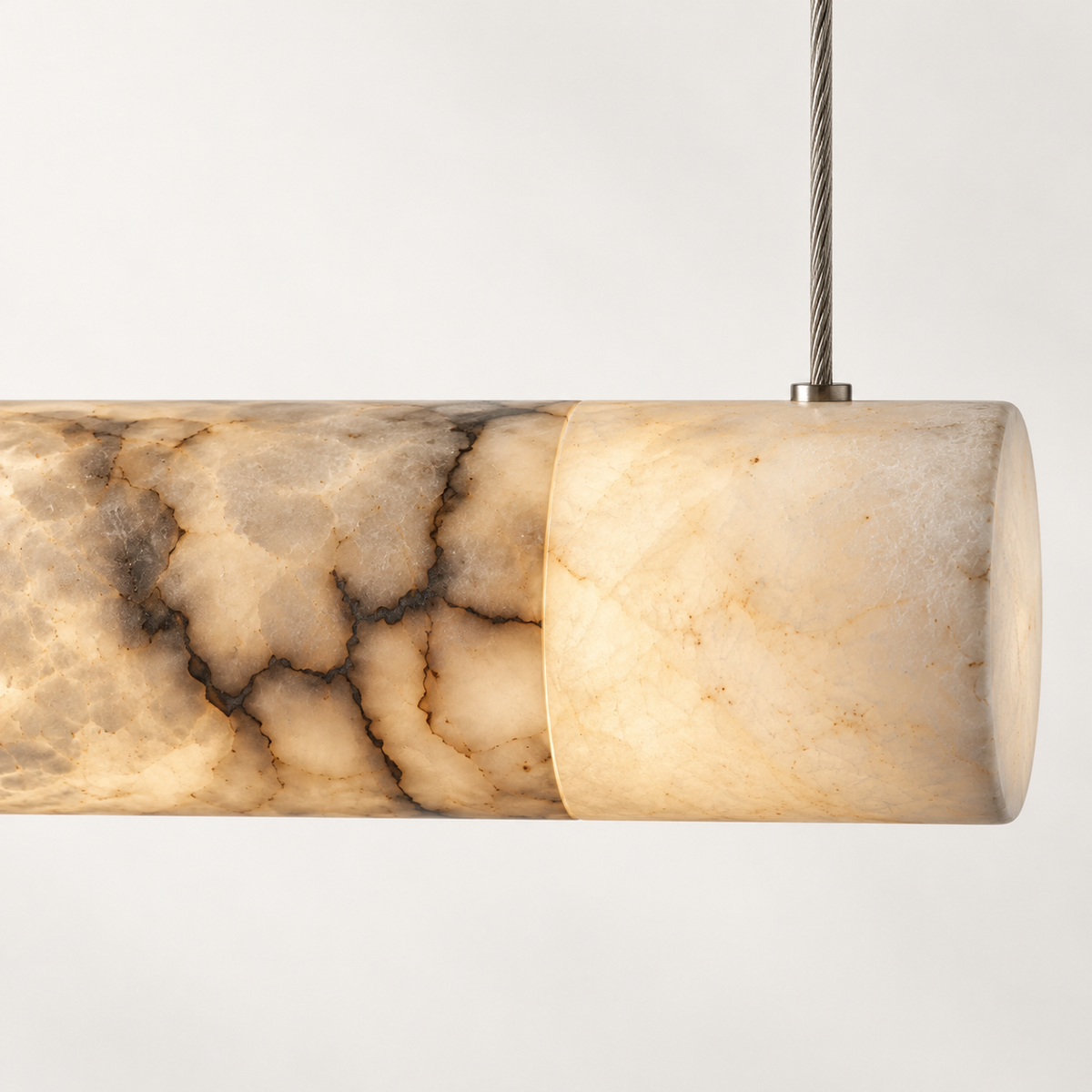 Asta Alabaster Bar Pendant Light, studio photo