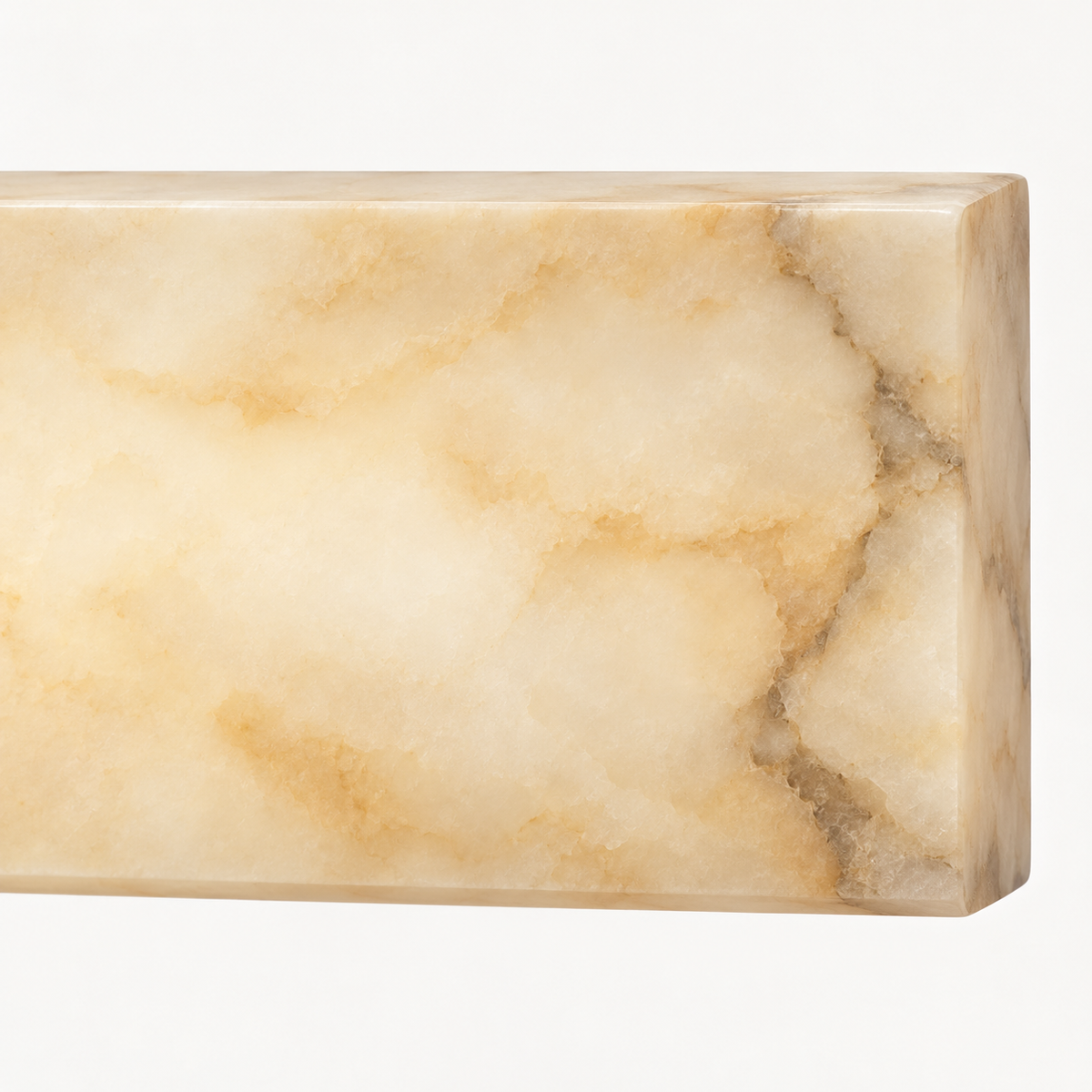 Duna Alabaster Bar Pendant Light, studio photo