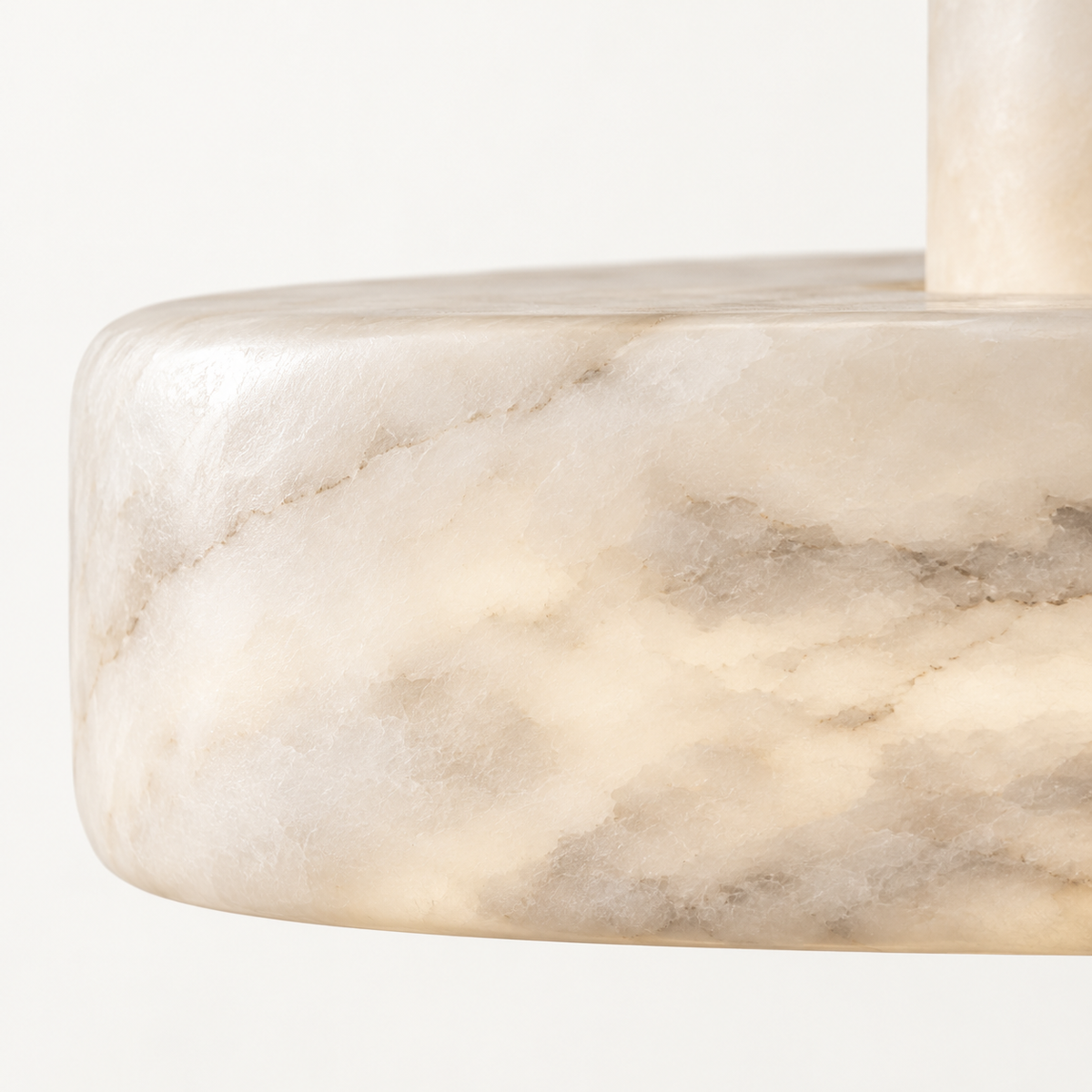 Gemma Alabaster Ring Pendant Light, studio photo