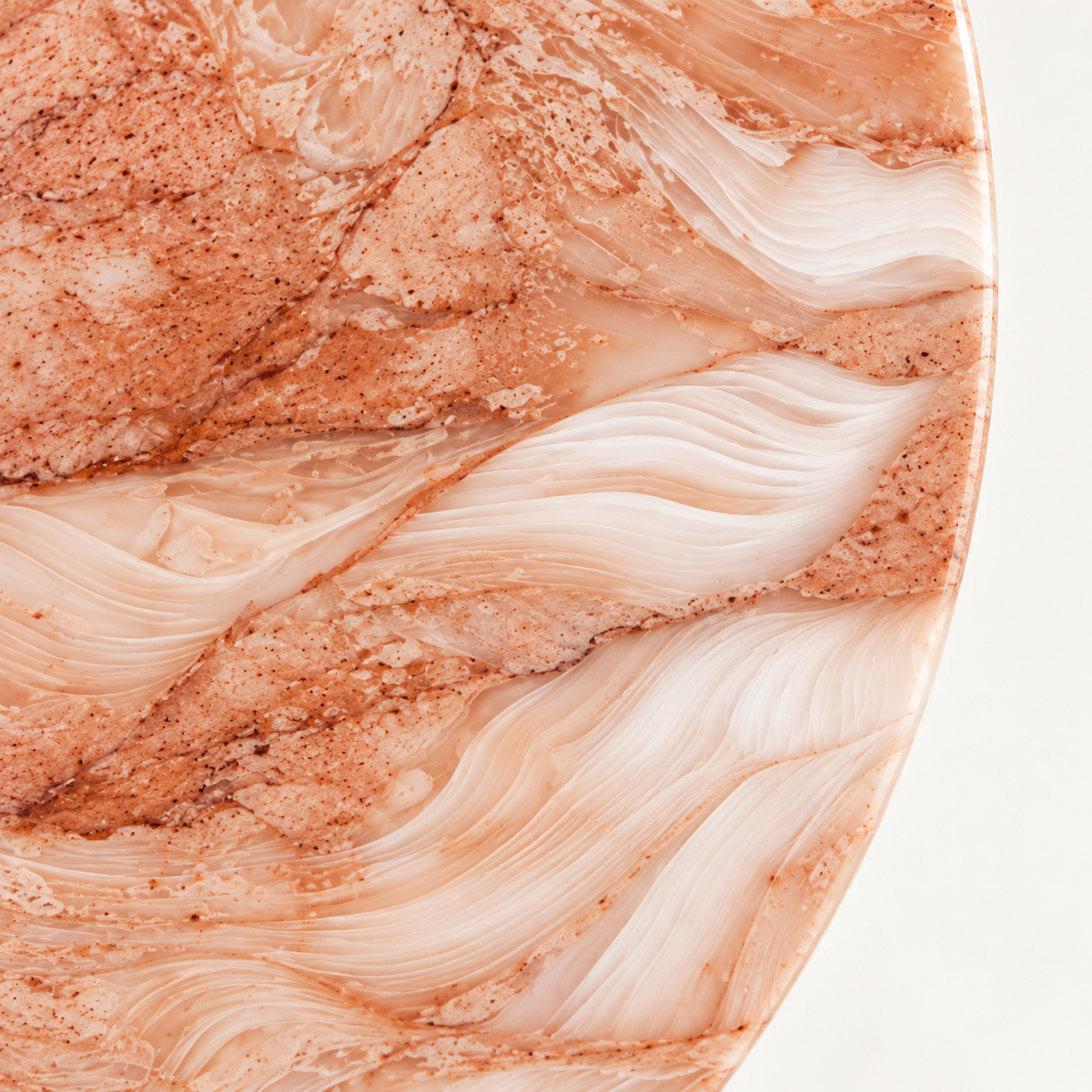 Levante Marble Disc Wall Light, studio photo