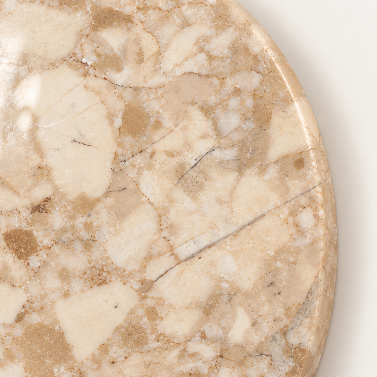 Mandorla Marble Disc Wall Light, studio photo
