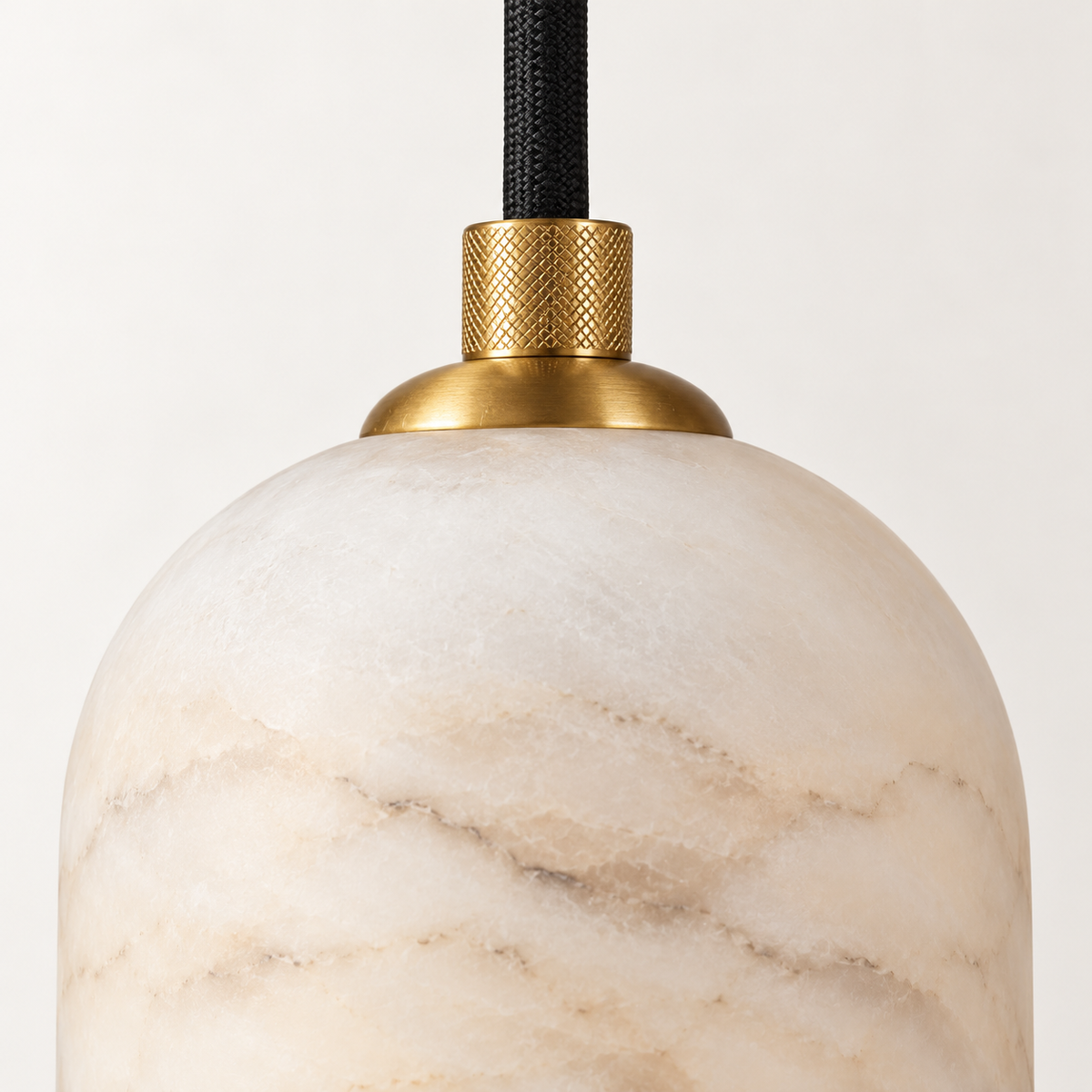 Nola Alabaster Tube Wall Light, studio photo