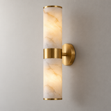 Sirio Alabaster Cylinder Wall Light