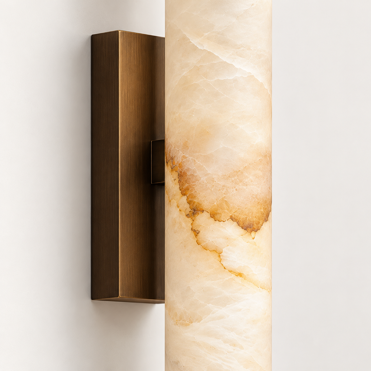 Vera Alabaster Column Wall Light