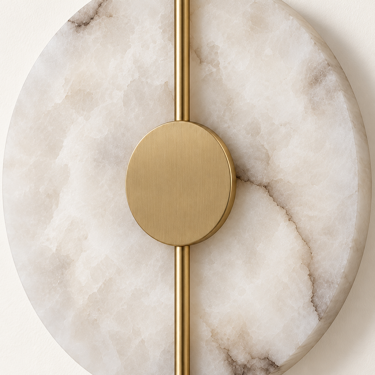 Tosca Alabaster Meridian Wall Light, studio photo