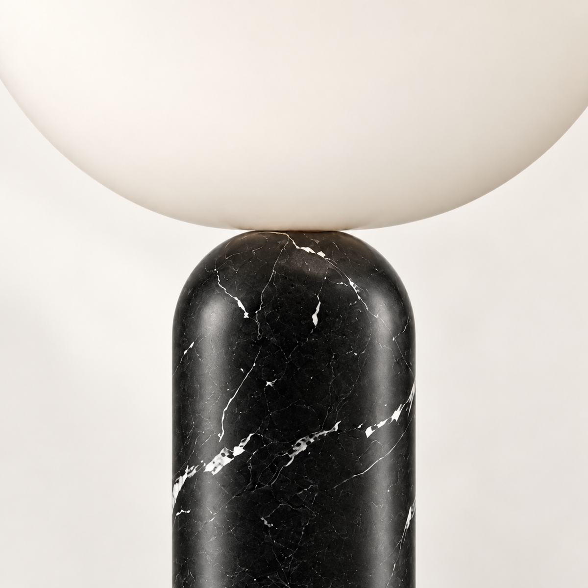 Serena Marble Dome Table Lamp, studio photo