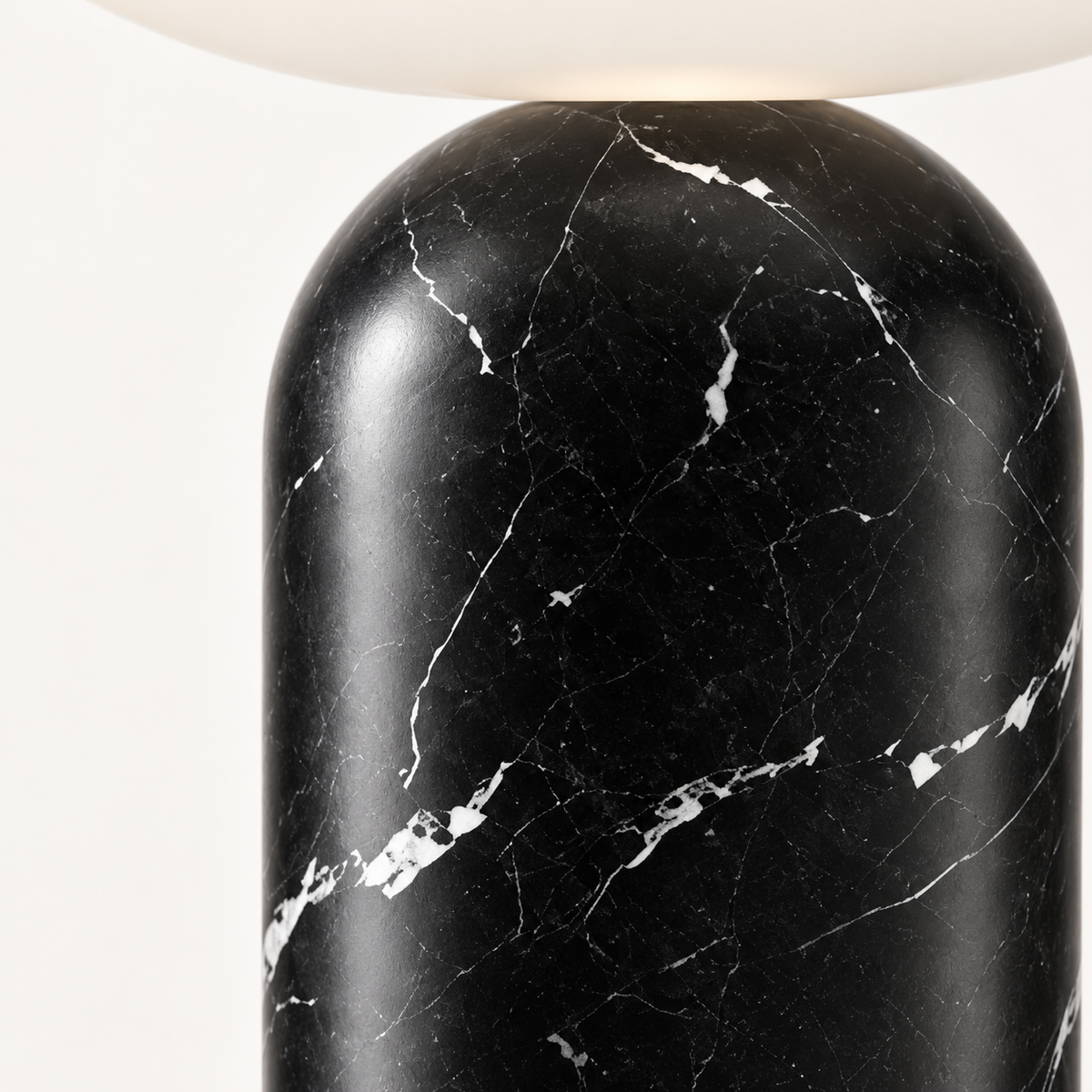 Serena Marble Dome Table Lamp, studio photo