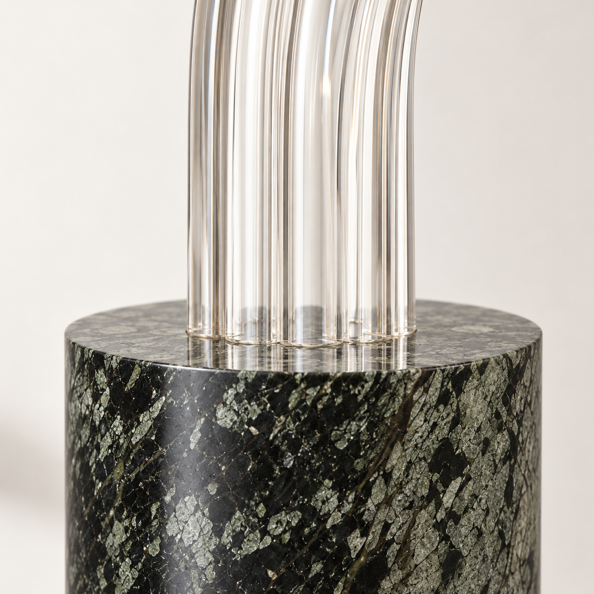 Lucero Marble Raindrop Table Lamp, studio photo